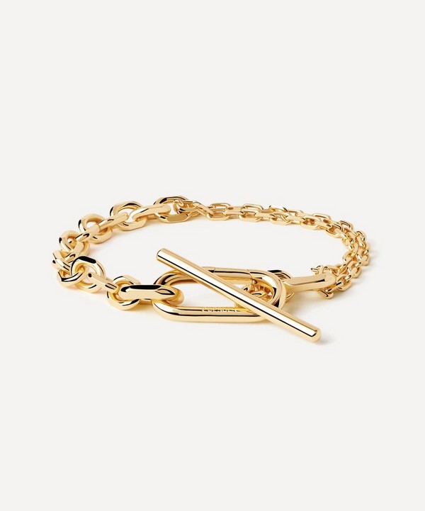 PDPAOLA - 18ct Gold-Plated Vesta Chain Bracelet image number null