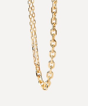 PDPAOLA - 18ct Gold-Plated Vesta Chain Necklace image number 3
