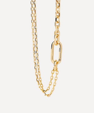 PDPAOLA - 18ct Gold-Plated Vesta Chain Necklace image number 4