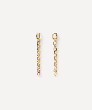 PDPAOLA - 18ct Gold-Plated Vesta Chain Drop Earrings image number 0