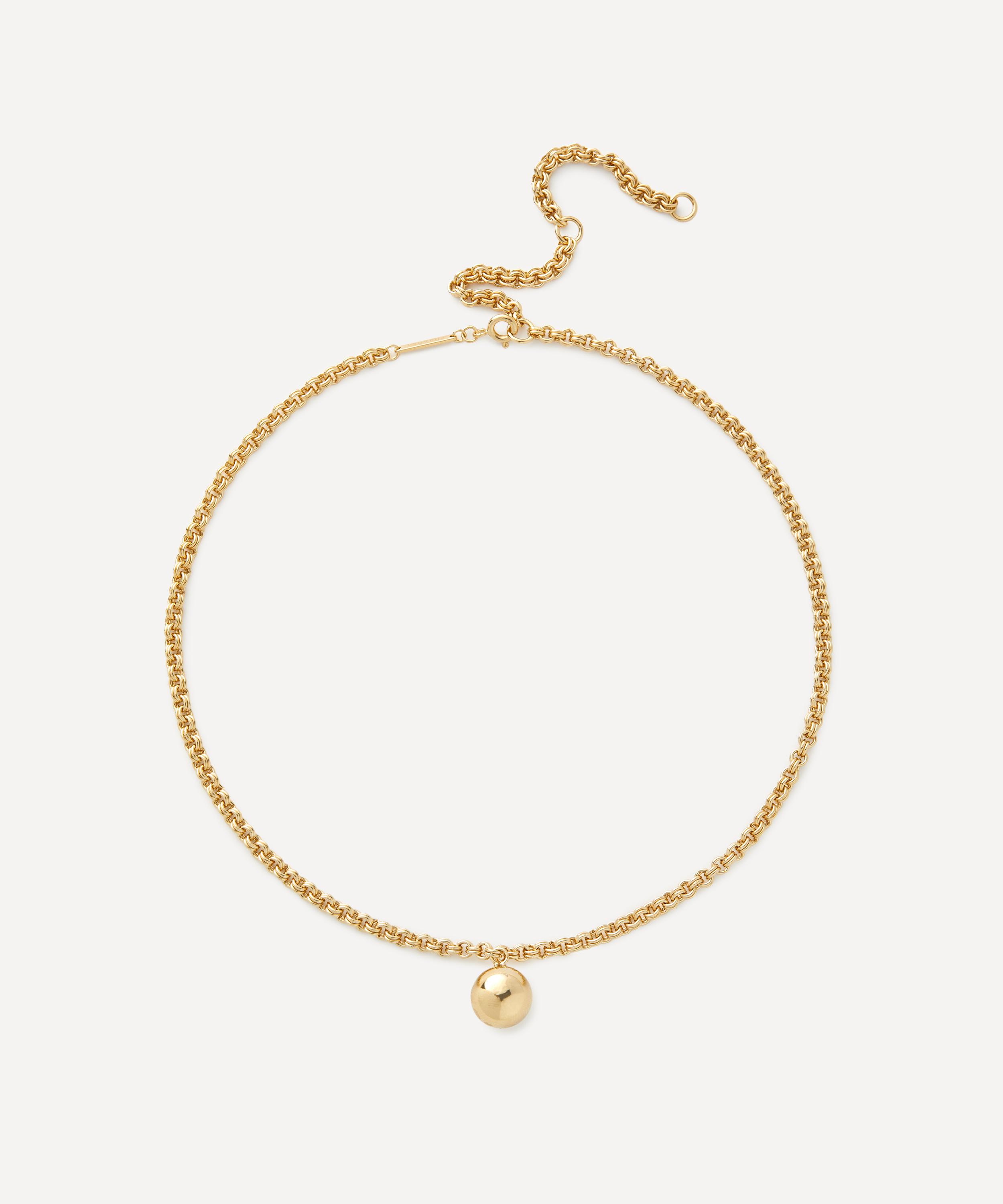 PDPAOLA - 18ct Gold-Plated Super Future Pendant Necklace