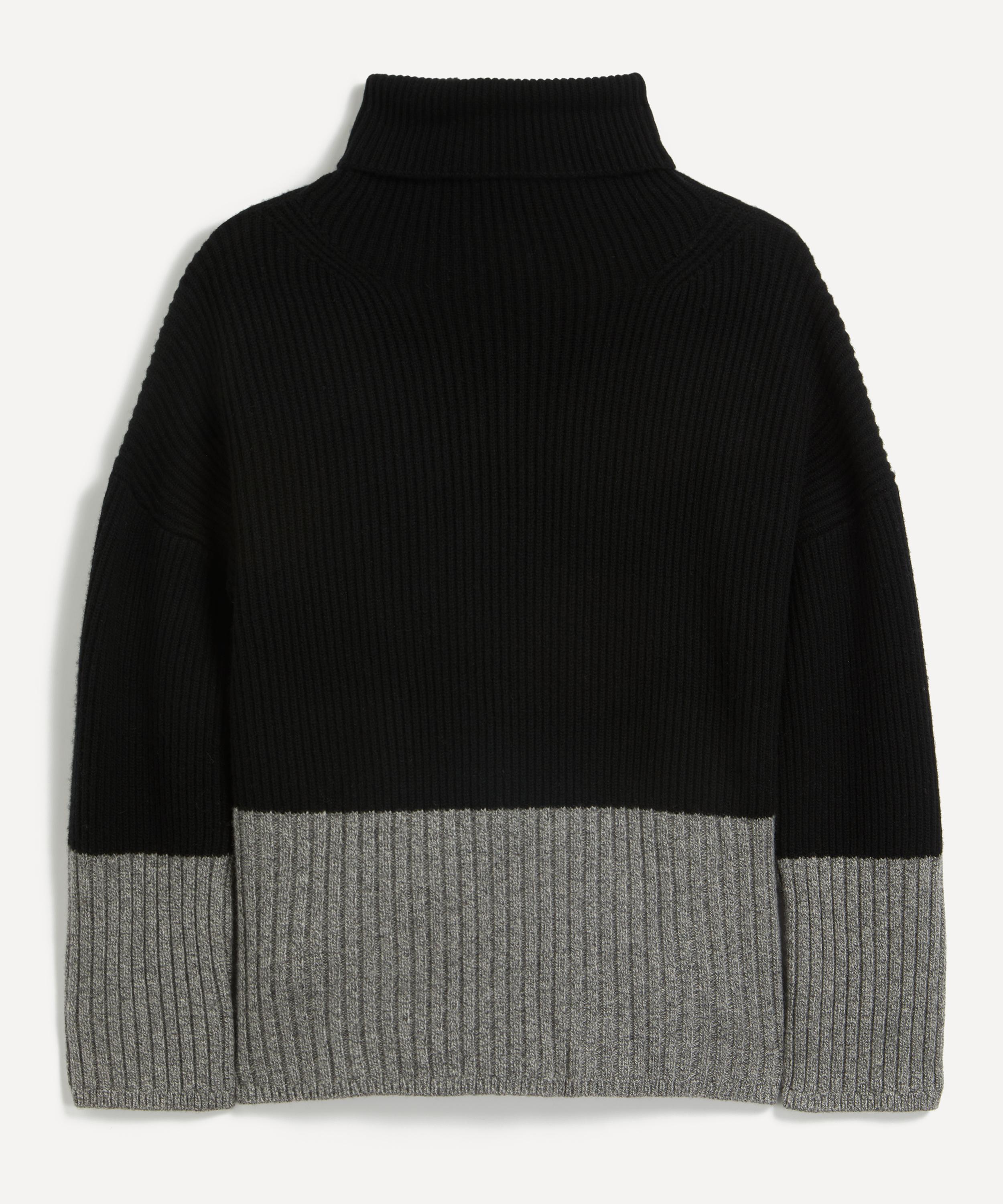 Joseph - Colour Block High-Neck Jumper image number 0