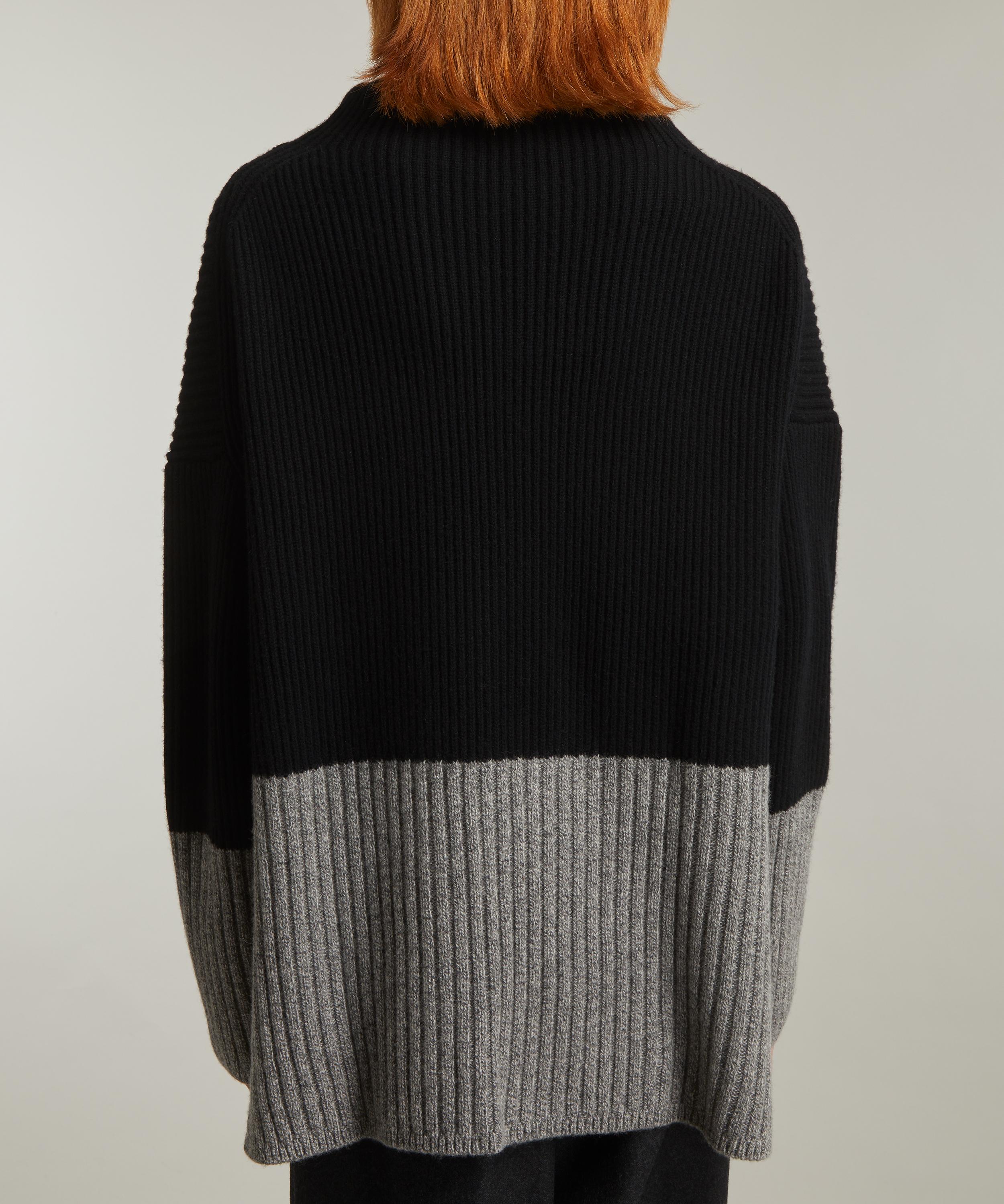 Joseph - Colour Block High-Neck Jumper image number 3