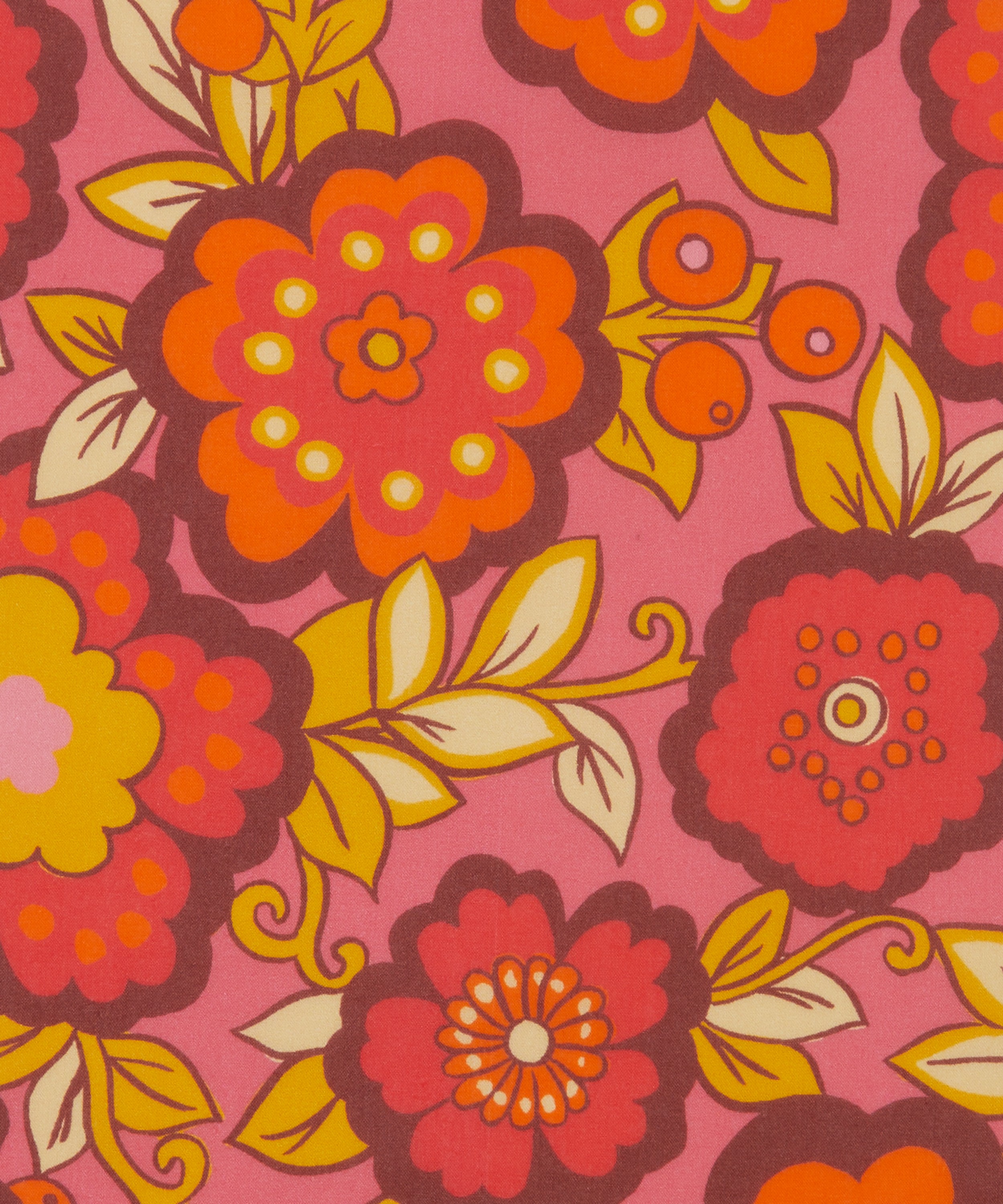Liberty Fabrics - Flora Berry Organic Tana Lawn™ Cotton image number 0