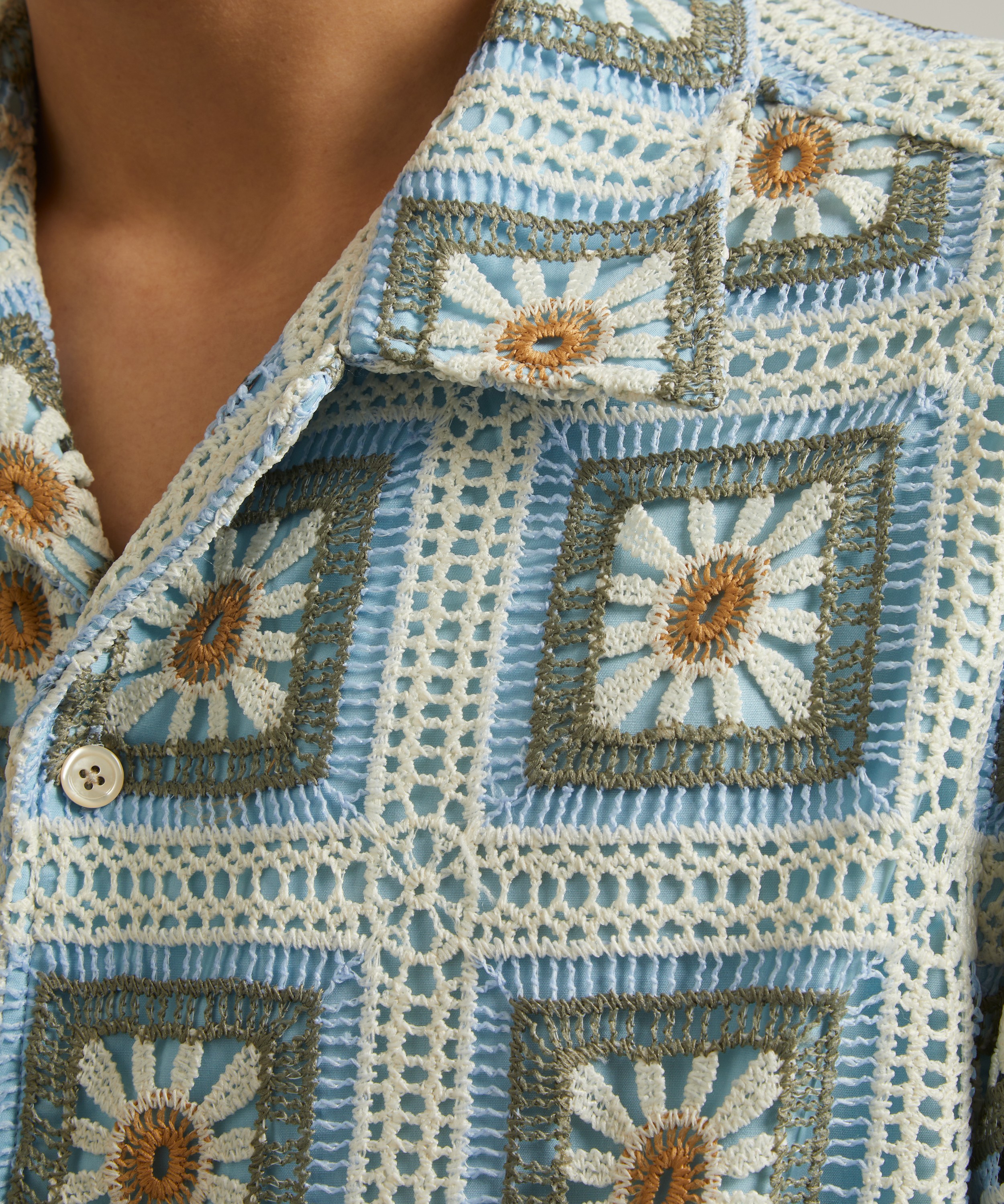 NN07 - Julio 5391 Crochet Shirt image number 4