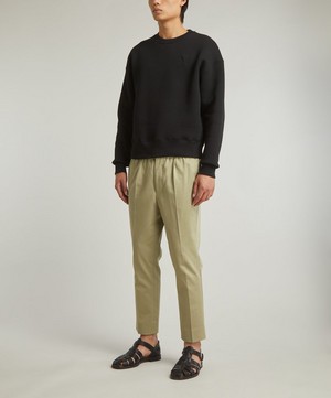 Ami - Elasticated Waist Cropped Trousers image number 1
