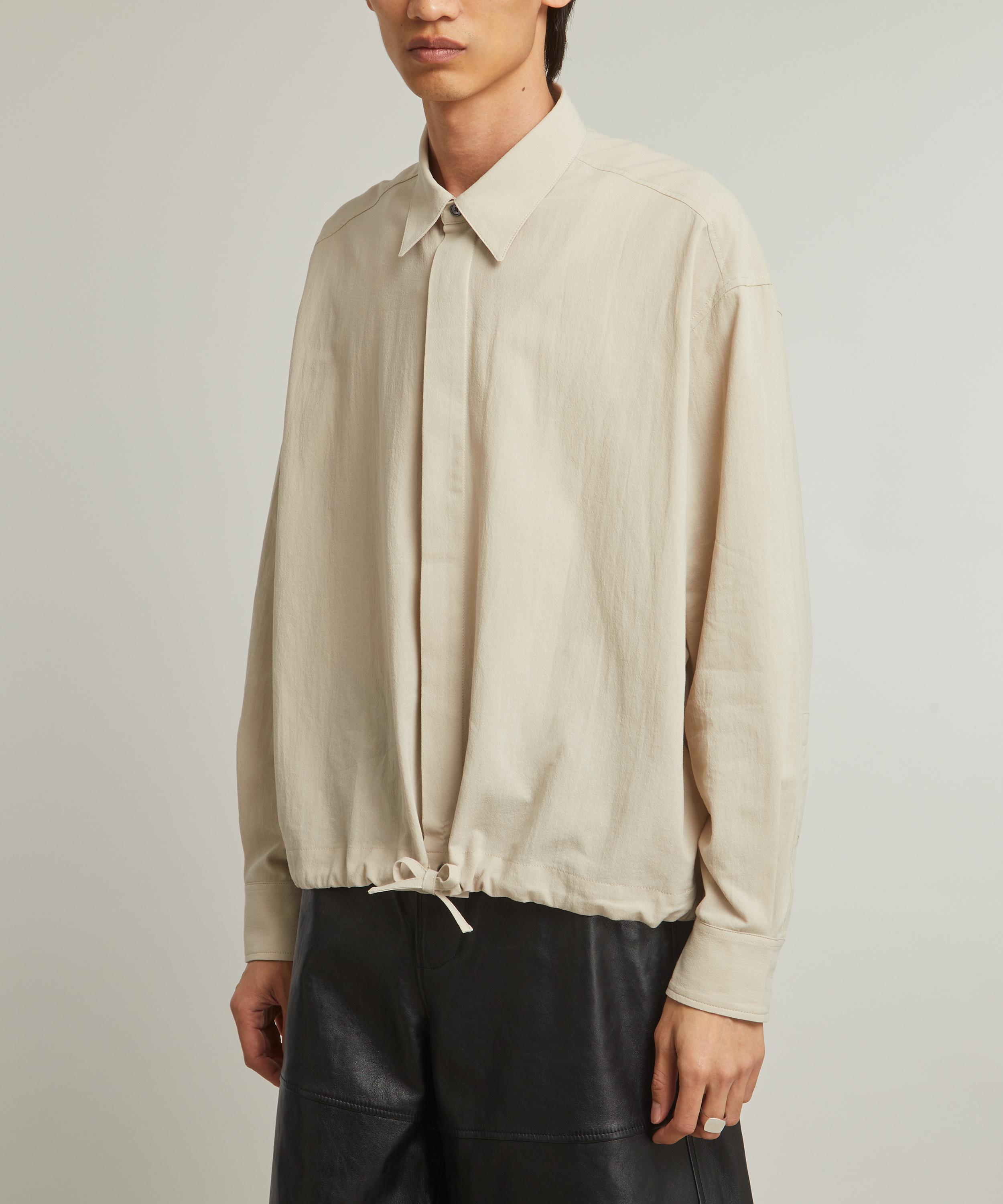 Ami - Long Sleeve Drawstring Shirt image number 2