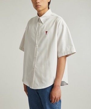 Ami - Oversized Pinstripe Shirt image number 2