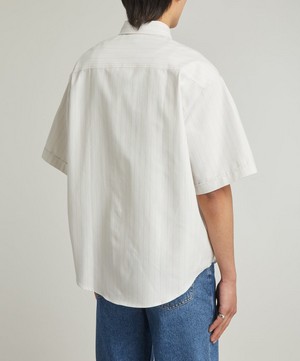 Ami - Oversized Pinstripe Shirt image number 3