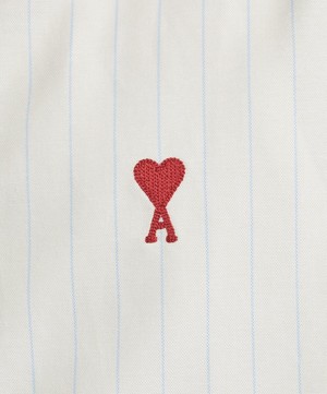 Ami - Oversized Pinstripe Shirt image number 4