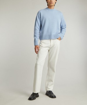Ami - Cropped Wool and Cashmere Jumper image number 1