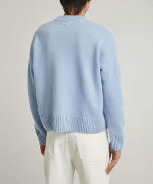 Ami - Cropped Wool and Cashmere Jumper image number 3