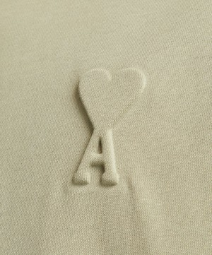 Ami - Boxy Fit Embossed Ami de Coeur T-Shirt image number 4
