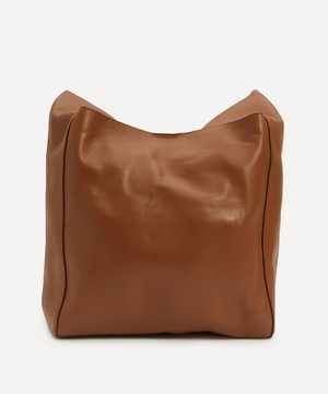 Joseph - Cozumel Light Tan Leather Slouch Bag image number 2