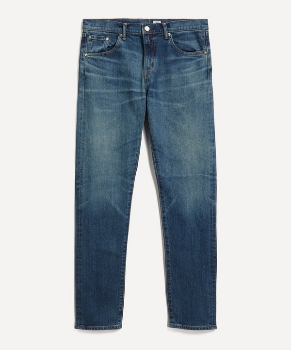 Edwin - Slim Tapered Kaihara Indigo Jeans in Blue - Light Used image number null