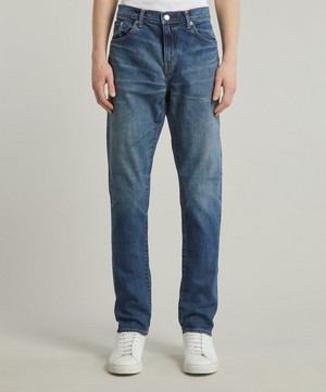 Edwin - Slim Tapered Kaihara Indigo Jeans in Blue - Light Used image number 2