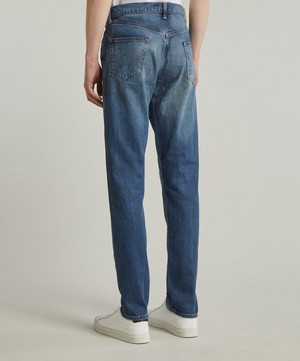 Edwin - Slim Tapered Kaihara Indigo Jeans in Blue - Light Used image number 3