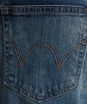 Edwin - Slim Tapered Kaihara Indigo Jeans in Blue - Light Used image number 4