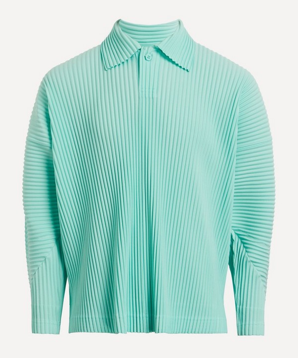 Pleats Please Issey Miyake - MC January Pleated Polo Top image number null