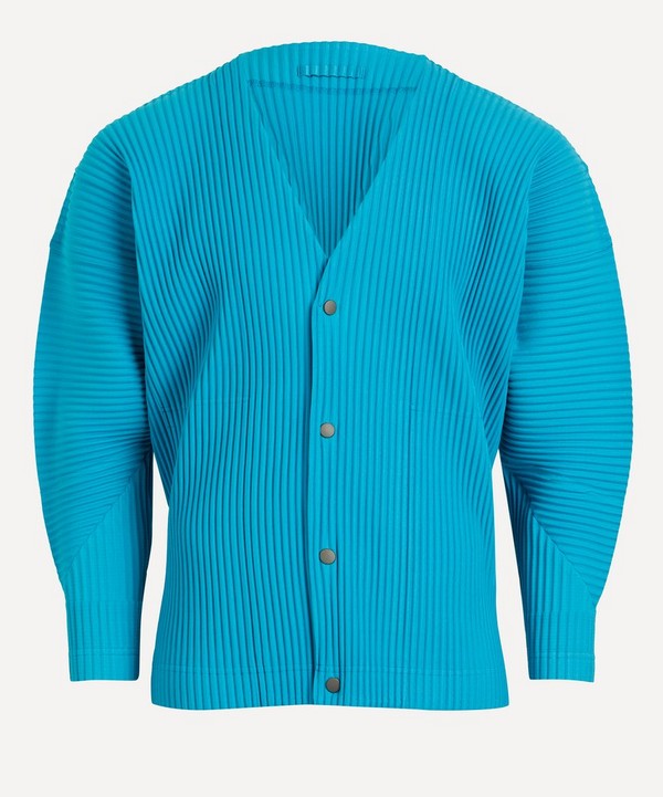 Homme Plisse Issey Miyake - MC March Pleated V-Neck Cardigan image number null