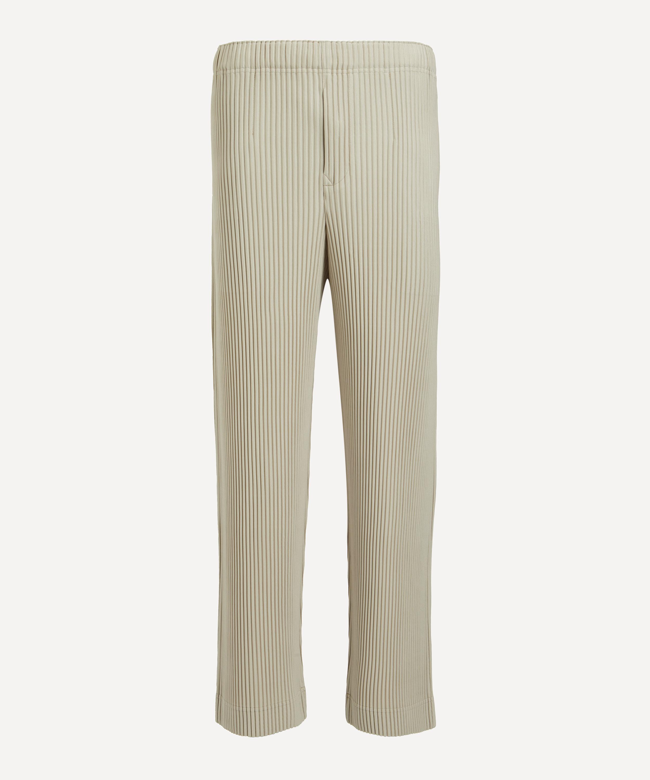 Homme Plisse Issey Miyake MC March Pleated Straight Trousers | Liberty