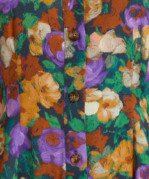 KITRI - Wanda Iris Impressionist Floral Shirtdress image number 1