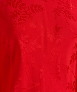 KITRI - Faye Watermelon Floral Jacquard Mini-Dress image number 1