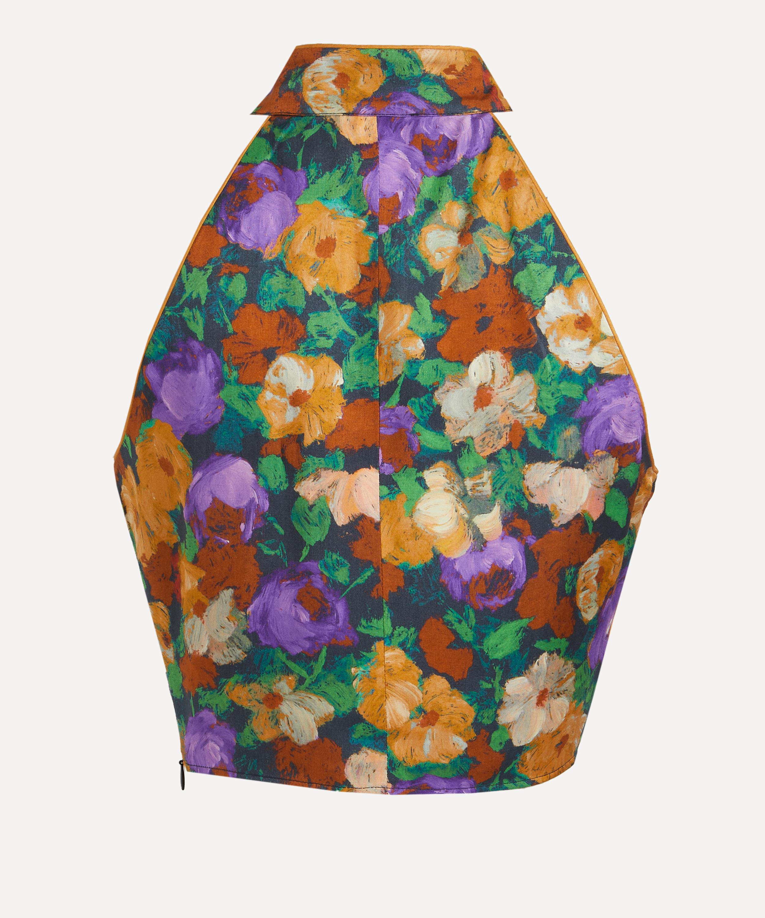 KITRI - Catriona Iris Impressionist Floral Top image number 2