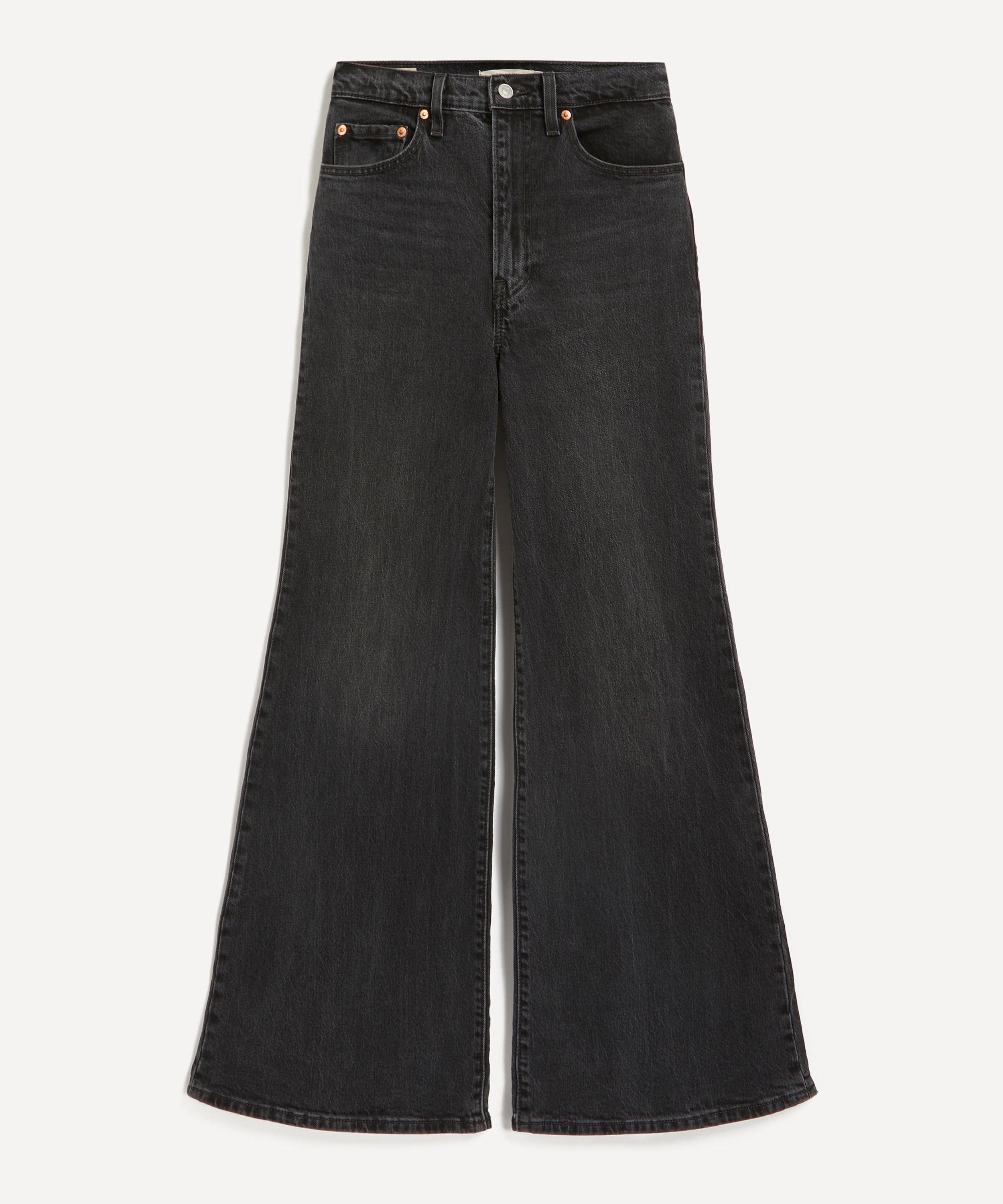 Levi's Red Tab Ribcage Bell High-Waisted Flared Jeans in On the