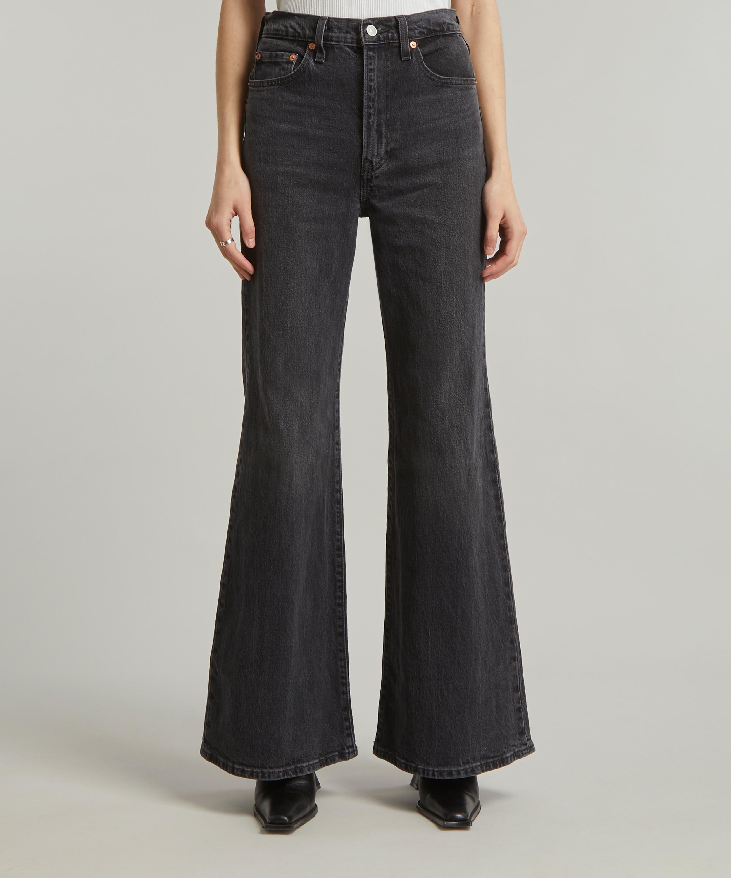 Levi's Red Tab Ribcage Bell High-Waisted Flared Jeans in On the