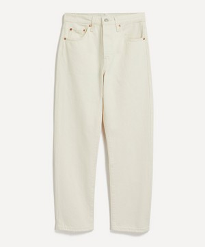 Levi's Red Tab - 501® Crop Straight Leg Cream Jeans image number 0