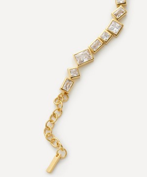 Completedworks - 18ct Gold-Plated Vermeil Silver Cubic Zirconia Bracelet image number 1