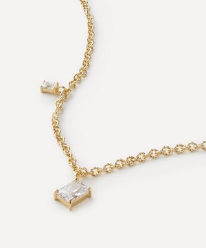 Completedworks - 14ct Gold-Plated Vermeil Silver Cubic Zirconia Necklace image number 0