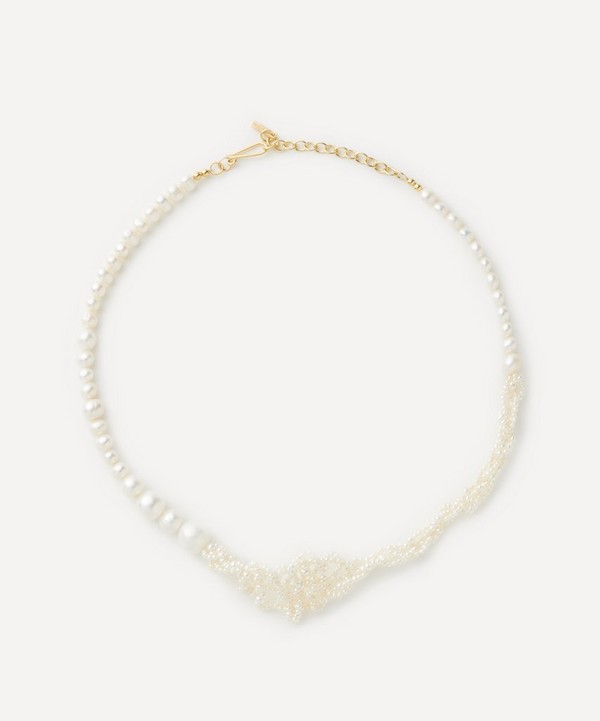 Completedworks - 18ct Gold-Plated Vermeil Silver Pearl Cove Necklace image number null