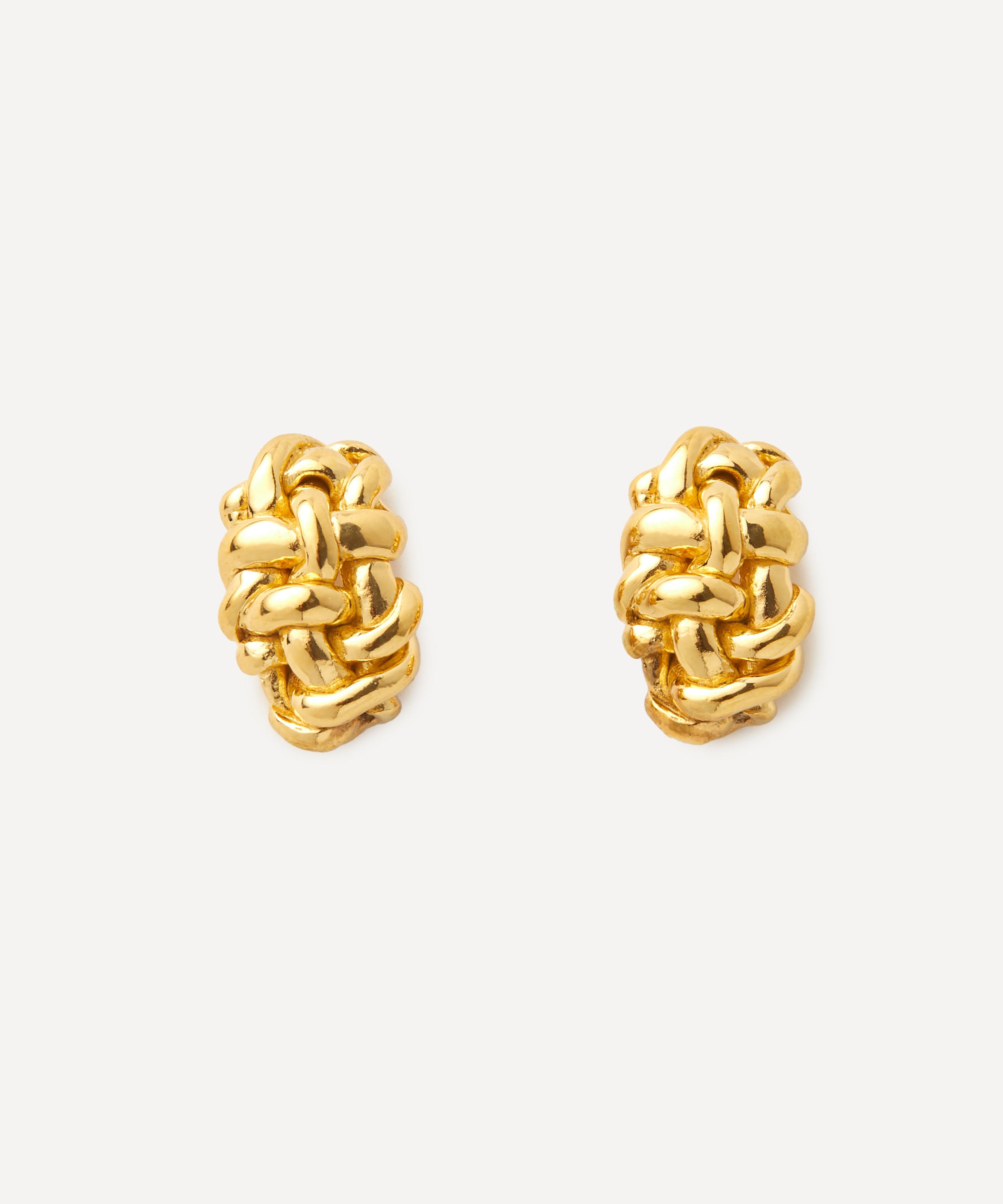 Completedworks - 18ct Gold-Plated Vermeil Silver Stud Earrings