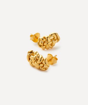 Completedworks - 18ct Gold-Plated Vermeil Silver Stud Earrings image number 1