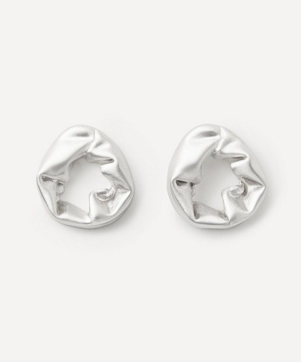 Completedworks - Sterling Silver Scrunch Earrings image number null