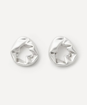 Completedworks - Sterling Silver Scrunch Earrings image number 0
