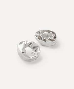 Completedworks - Sterling Silver Scrunch Earrings image number 1