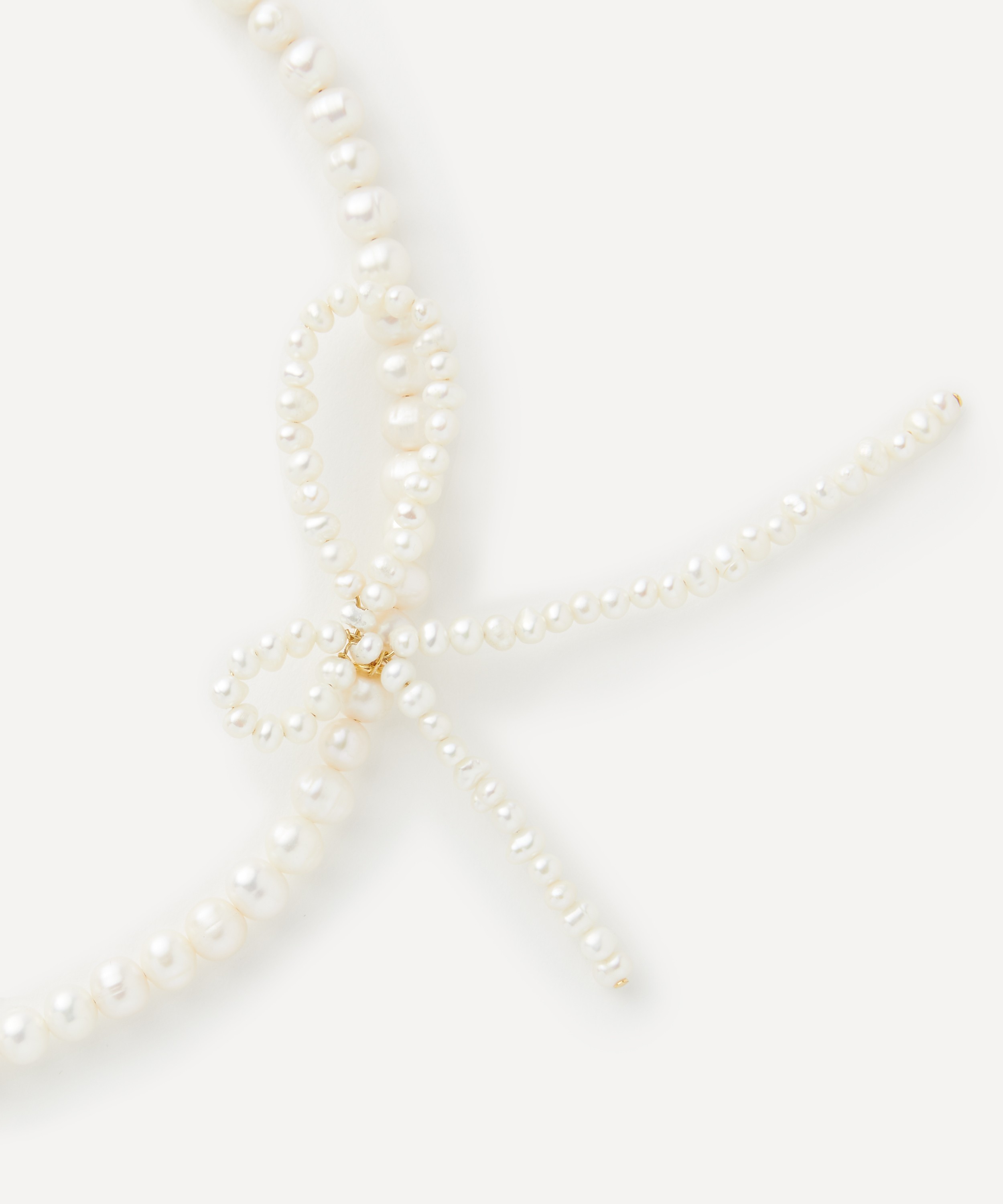 Completedworks - 18ct Gold-Plated Vermeil Silver Pearl Necklace image number 1