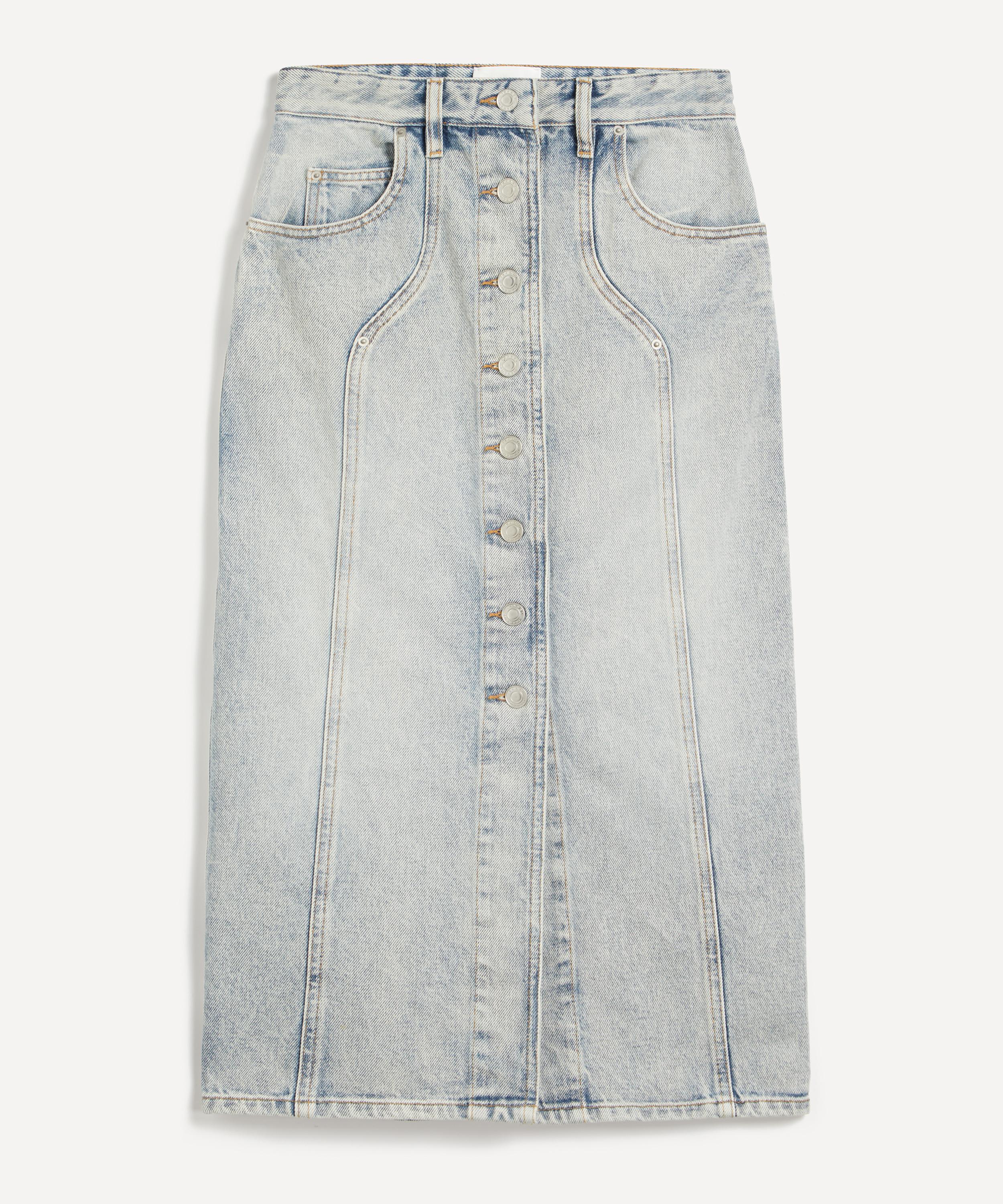 Isabel Marant Étoile - Vandy Denim Midi Skirt image number 0