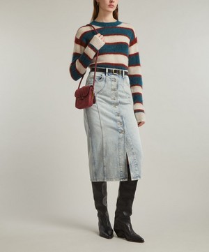 Isabel Marant Étoile - Vandy Denim Midi Skirt image number 1