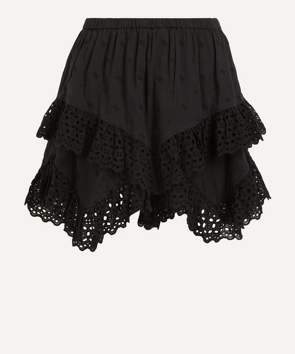 Isabel Marant Étoile - Sukira Broderie Anglaise Cotton Shorts image number null