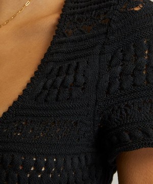 Isabel Marant Etoile - Jinny Crochet Cotton Dress image number 4