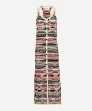 Isabel Marant Etoile - Haroya Striped Linen Maxi-Dress image number 0