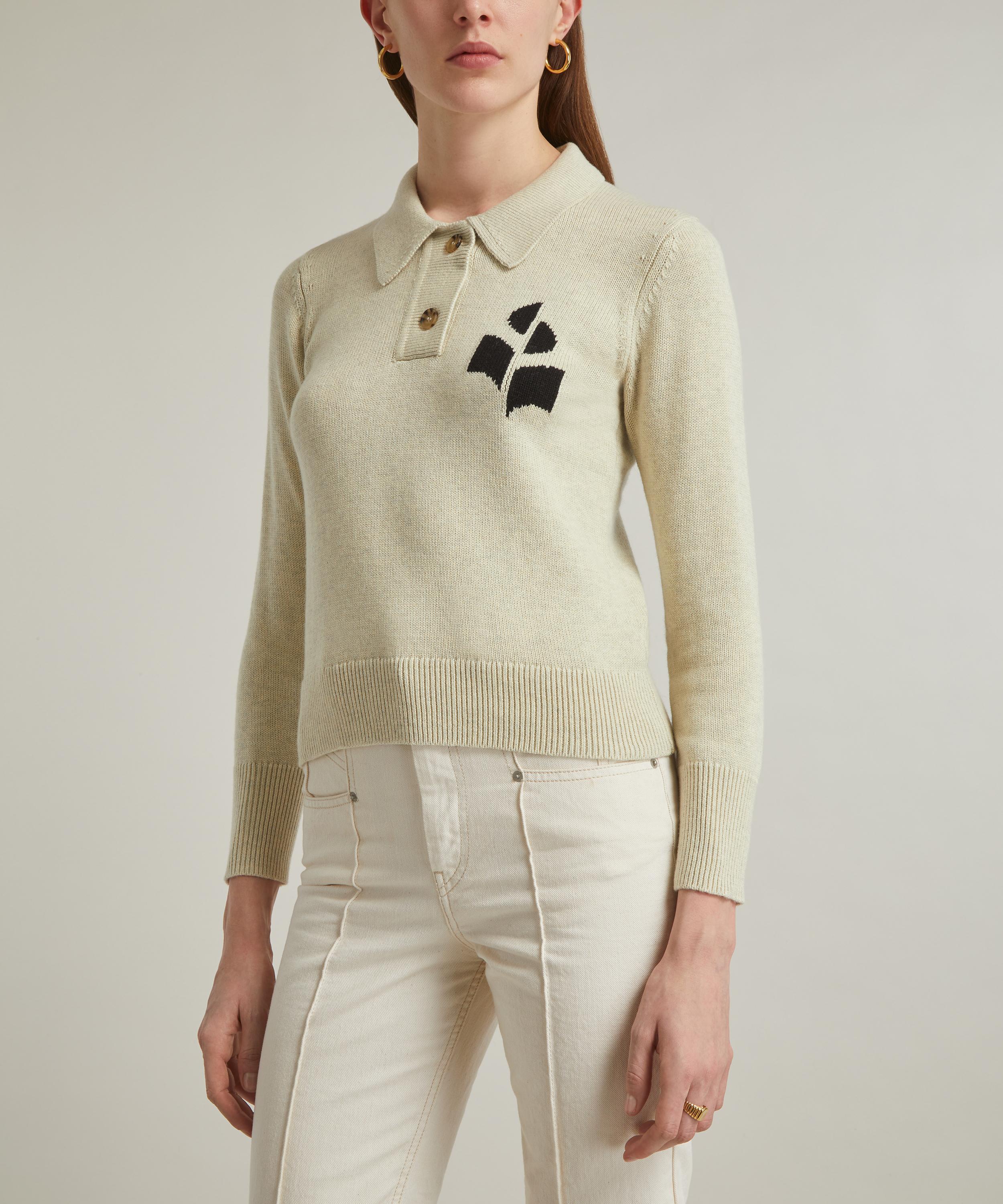 ISABEL MARANT asymmetric roll-neck jumper - Neutrals