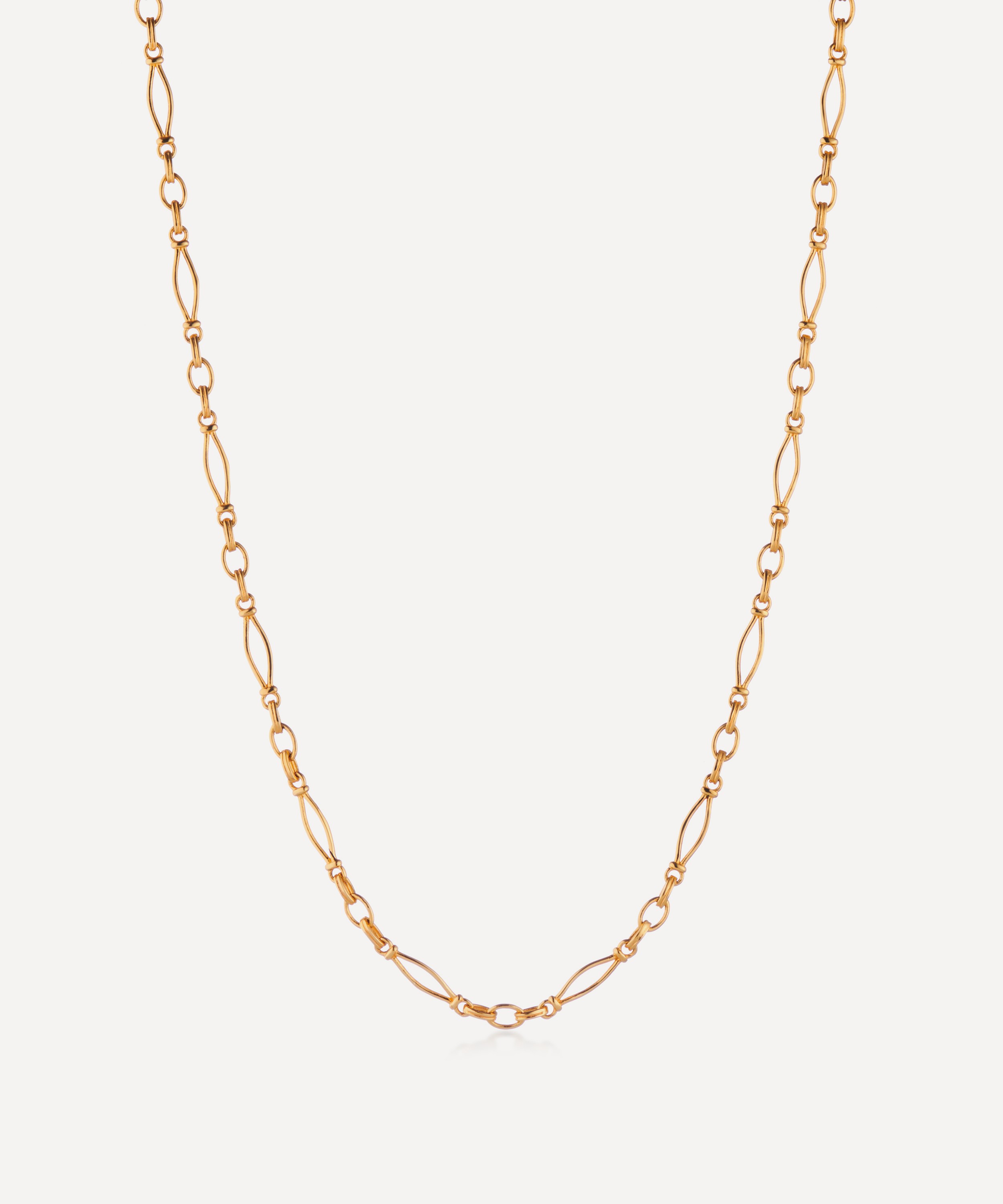 V by Laura Vann - 18ct Gold-Plated Vintage Link Heavy Chain Necklace