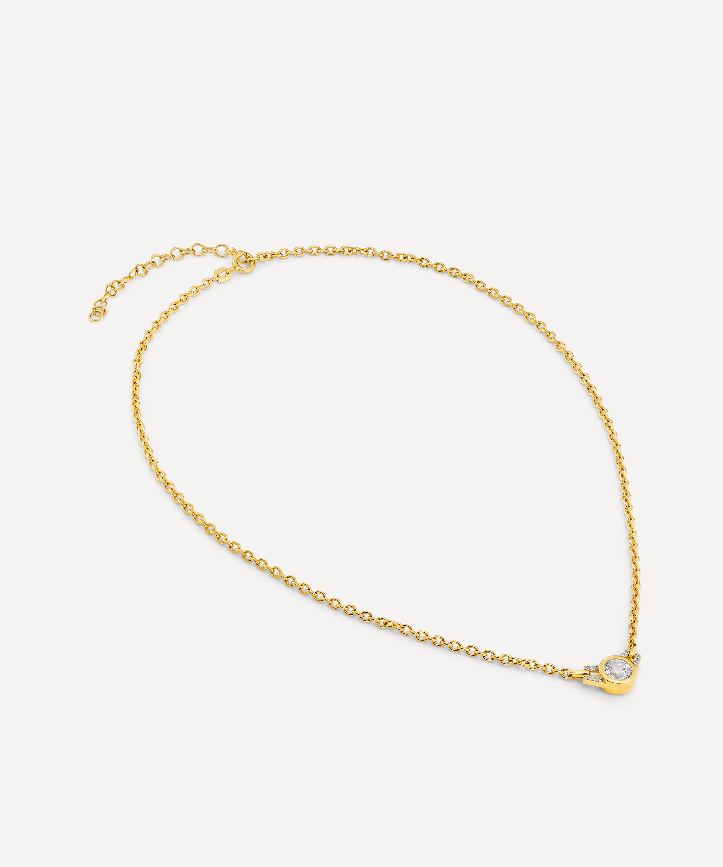 Laura Vann - 18ct Gold-Plated Vermeil Silver Lucy Choker Necklace image number 2