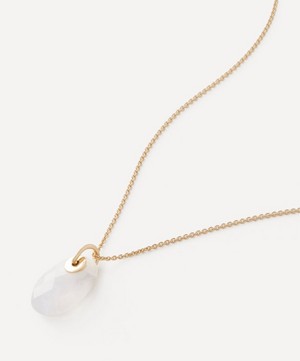 Otiumberg - 14ct Gold Plated Vermeil Silver Moonstone Necklace image number 0