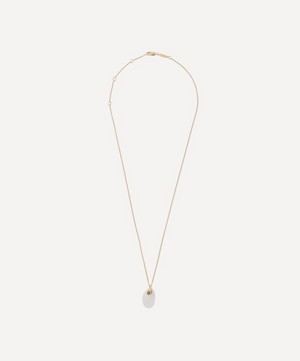 Otiumberg - 14ct Gold Plated Vermeil Silver Moonstone Necklace image number 1